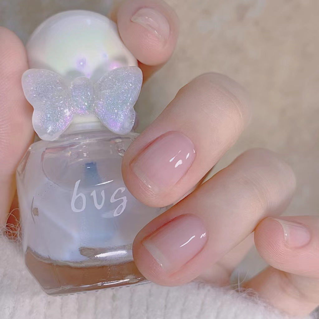 BVG small diamond 10ml water-based nail polish can be torn off without baking, naturally air-dried, floral multi-color for beginners