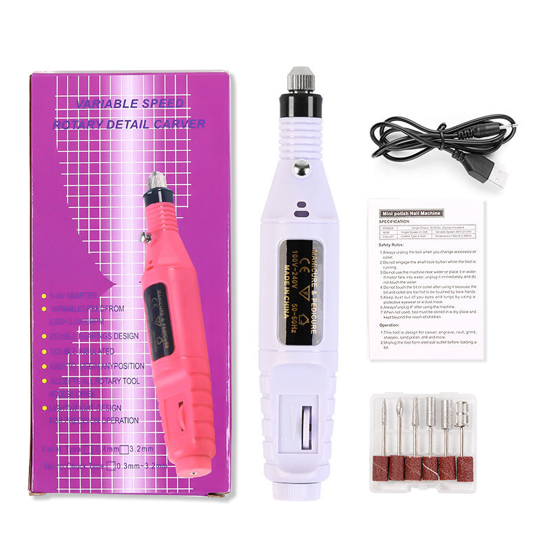 Nail polishing machine, exfoliating polishing machine, mini electric nail polishing machine