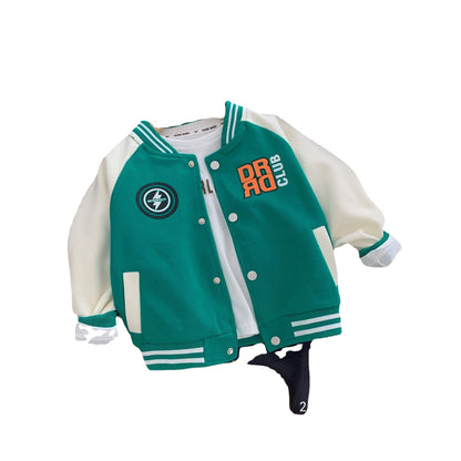 Children's jackets 2023 Bangcheng spring new products boys and girls printed baseball jackets baby zipper shirts trendy C0179