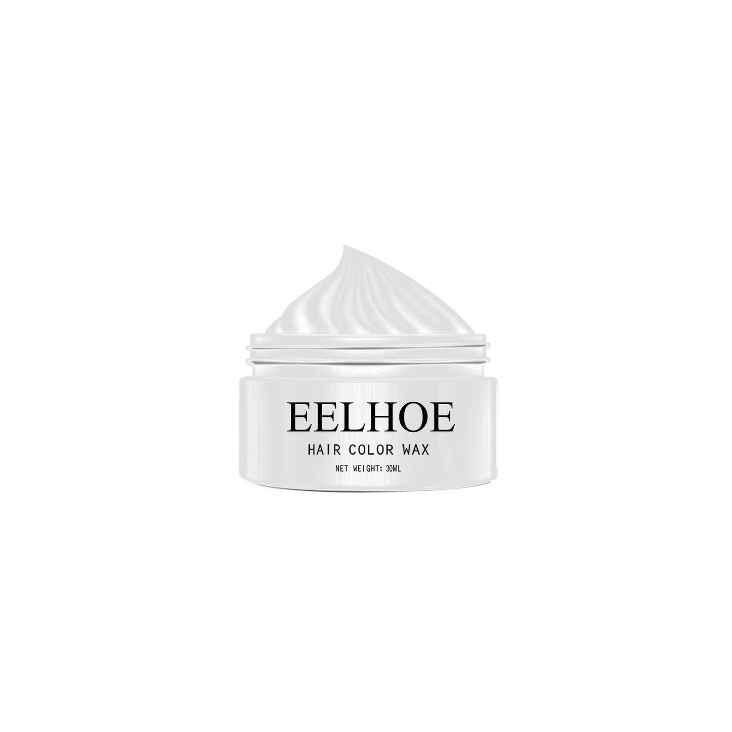 EELHOE temporary hair wax grandma gray colorful hair wax hair mud natural color one-time easy coloring 