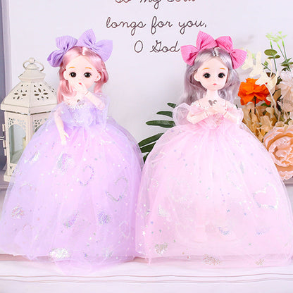 New style tulle skirt 32cm Barbie doll wholesale girl children's toys doll music singing Yade Barbie