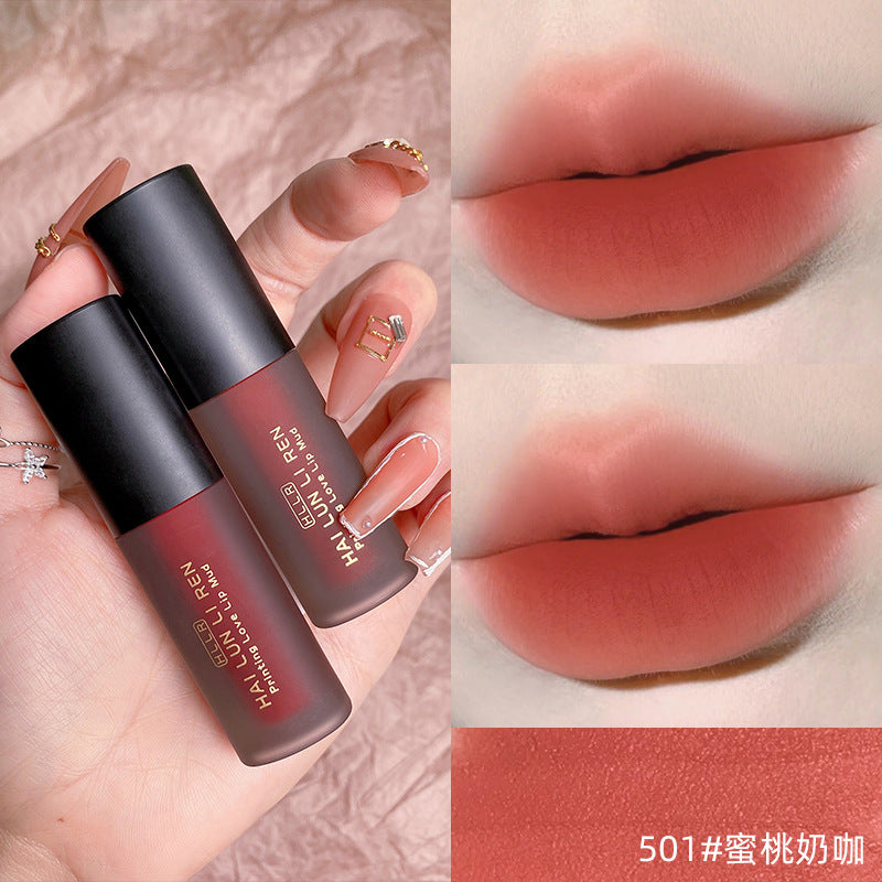 Helen Beauty frosted high-value lip glaze velvet matte lip mud lipstick non-stick cup students popular wholesale 