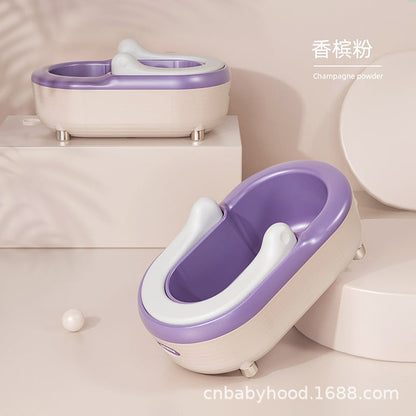 Baby butt washing artifact can sit and lie down newborn children multifunctional washing PP bathtub baby supplies