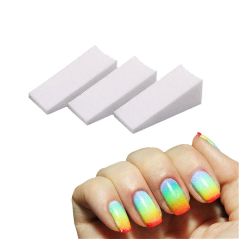 Gradient sponge nail products wholesale creative starry sky nail gradient nail DIY sponge special single price wholesale