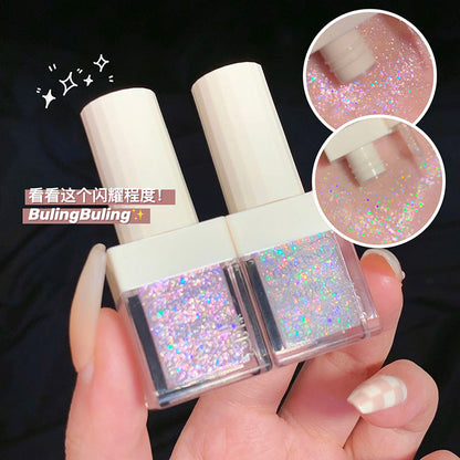 Gegebear Gege Bear Liquid Eyeshadow Pearlescent Sequins Glitter Silkworm Eyeshadow Brighten a Drop of Tear Makeup Wholesale