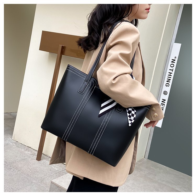 Cross-border casual simple bag women 2024 autumn and winter new trend large handbag shoulder bag large capacity tote bag 