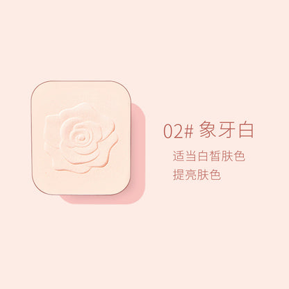 HOJO Camellia Gauze Honey Powder Cake Light Wholesale Thin Fit Matte Invisible Pores Oil Setting Foundation 