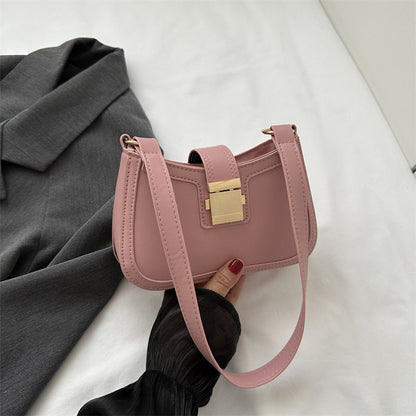 Korean style simple bag women 2024 early autumn new small square bag fashion trend shoulder bag casual simple messenger bag 