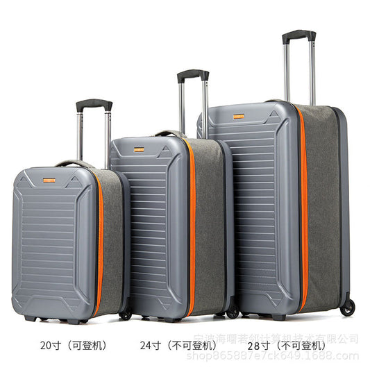 2024 new folding suitcase multifunctional design 20-inch boarding business password box foldable trolley case 