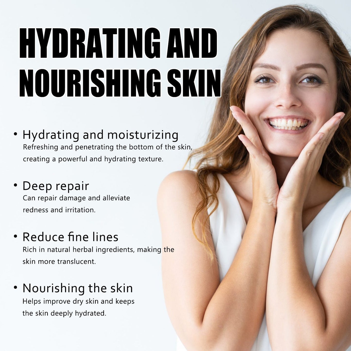 Hoygi snail protein moisturizing cream facial moisturizing non-sticky firming skin lightening fine lines cream 