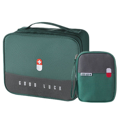 Portable medical epidemic prevention kit medical first aid kit student children outdoor travel medicine storage box health bag wholesale 