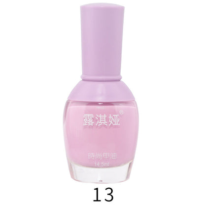 Manufacturer's supply Bei Shijie big belly bottle fashion long-lasting oily nail polish no baking autumn and winter color 14.5ml