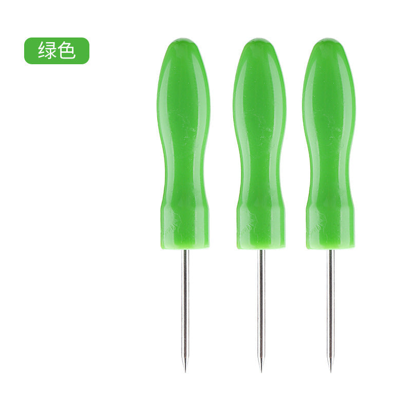 Wholesale grafting eyelash glue anti-blocking needle glue bottle plug hole stainless steel small awl opp bag