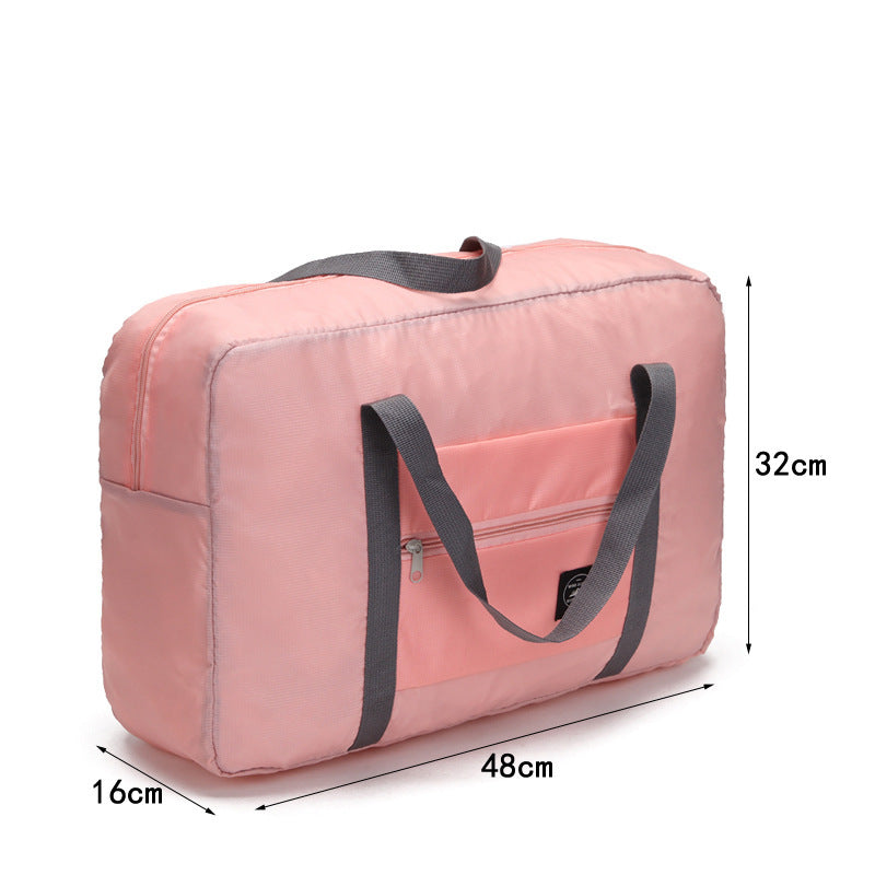 Korean second generation folding bag travel airplane bag large capacity moving packing bag portable hand-held travel bag wholesale 