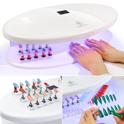 Nail lamp professional hand-made nail phototherapy lamp quick-drying nail polish baking lamp 256W phototherapy machine nail wholesale