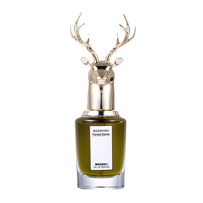 Flower Story Portrait Animal Head Live Elk Men's and Women's Perfume Couple Fragrance Factory Foreign Trade Delivery 