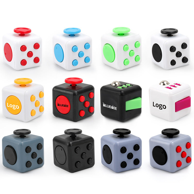 Cross-border EDC decompression cube new unique toy Fidget cube adult decompression artifact game dice