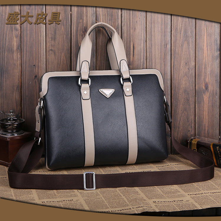 Weicoteri men's bag shoulder bag handbag Korean horizontal briefcase Taobao agent wholesale