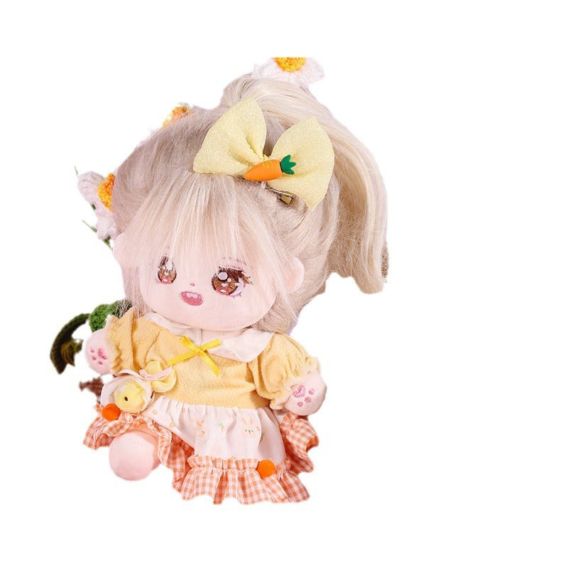 Qixi Festival gift genuine 20CM cotton doll clothes doll Yiwu toy dress up girl gift spot