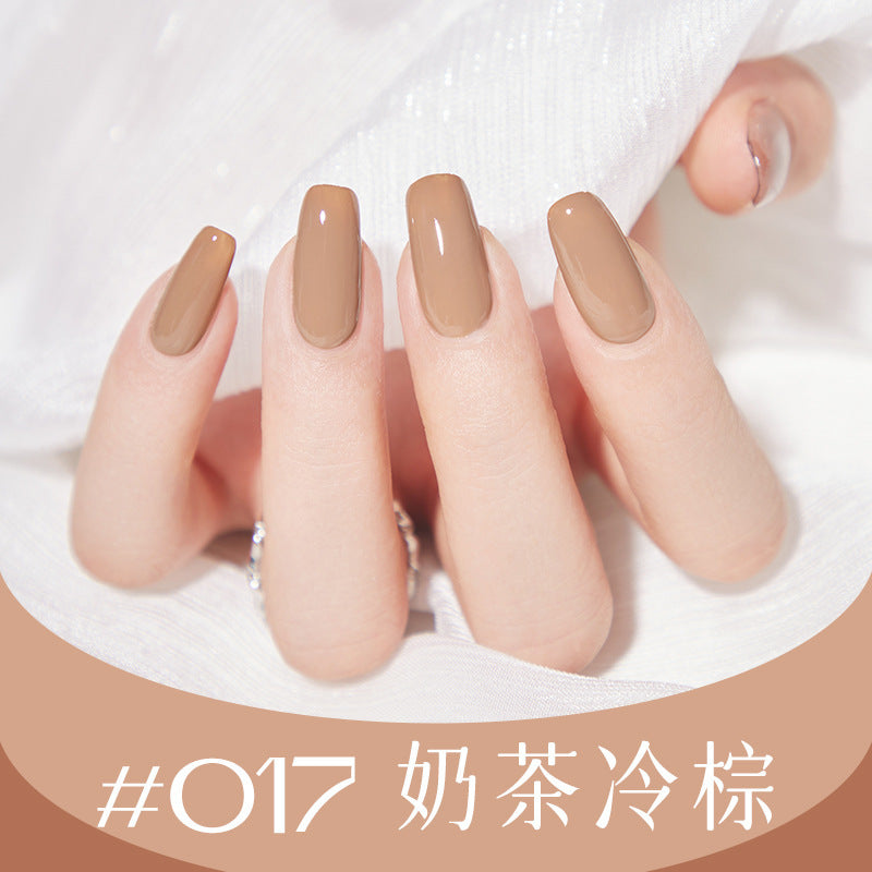 Nail polish no baking quick drying long-lasting tearable autumn and winter peelable water-based transparent nude nail polish wholesale