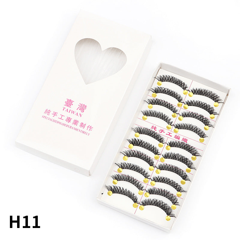 dingsen false eyelashes producer boutique 216 217 រោមភ្នែកធម្មជាតិ រោមភ្នែកក្រាស់តុបតែងកូនក្រមុំ