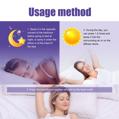 XIMONTH lavender sleep spray relieves anxiety, relaxes the mind and body, helps sleep and falls asleep peacefully 