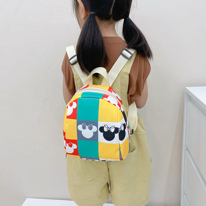 Summer new children's small backpack cartoon Korean version bear kindergarten schoolbag splash-proof cute girl backpack