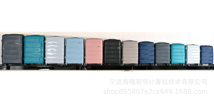 12-piece semi-finished PP box black with full color cabin suitcase trolley case luggage export box 