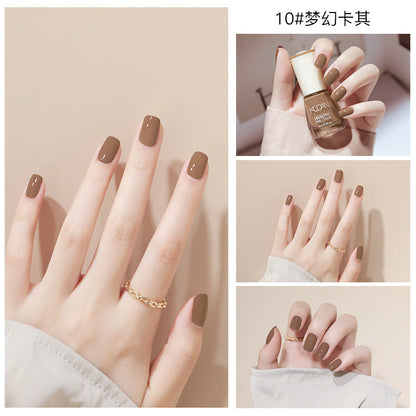 New oily nail polish, non-peelable, no-bake, long-lasting, no odor, natural and quick-drying, cross-border nail polish wholesale