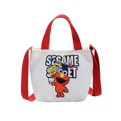 Cartoon Stella Lou children's bag anime cute net red canvas handbag Korean version casual children's messenger bag wholesale