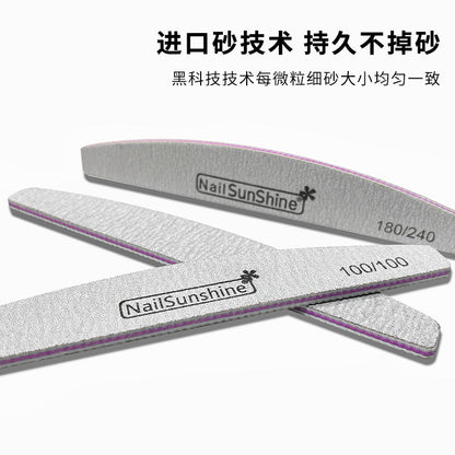 Nail tools grinding strips sponge rubbing strips polishing strips shaping nail sanding strips manicure nail file strips scrub strips