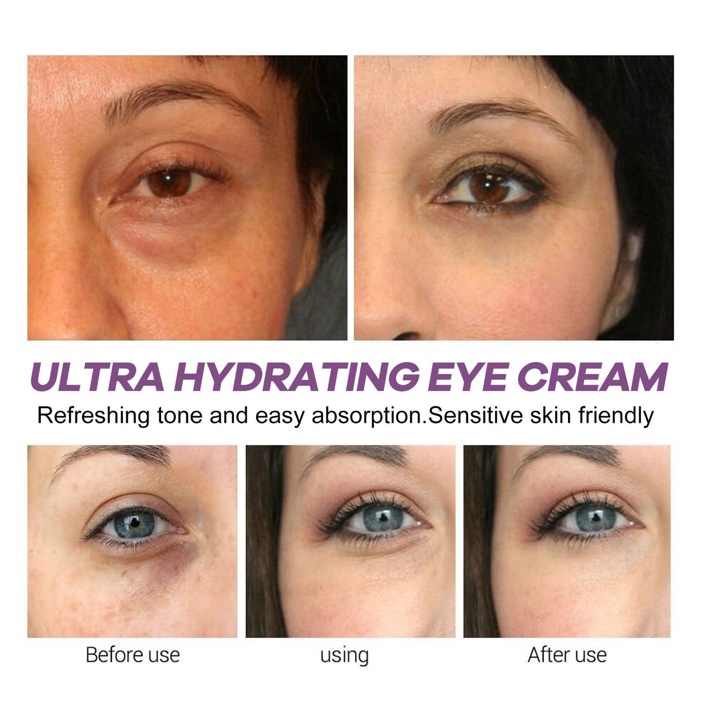 Jaysuing Moisturizing Eye Cream ផ្តល់សំណើមដល់ស្បែក បំបាត់ស្នាមអុចខ្មៅ ស្នាមជ្រួញជុំវិញភ្នែក ផ្តល់សំណើម និងផ្តល់សំណើមដល់ស្បែក ក្រែមថែរក្សាស្បែក 