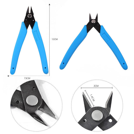 Manzilin nail tools wholesale diagonal pliers mini nail scissors drill removal clip scissors drill pliers tools