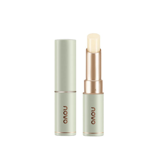 NOVO Colorless Color Change Lipstick Temperature Changeing Moisturizing Moisturizing Anti-Crack Base Student Lip Balm លក់ដុំសម្រាប់បុរស និងស្ត្រី