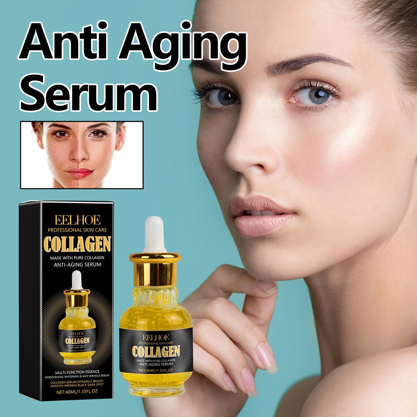 EELHOE facial essence anti-aging restructuring repair skin barrier firming elastic skin care essence 