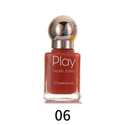 BK new color oily nail polish quick-drying odor-free nail polish net red non-peelable non-baking long-lasting nail polish