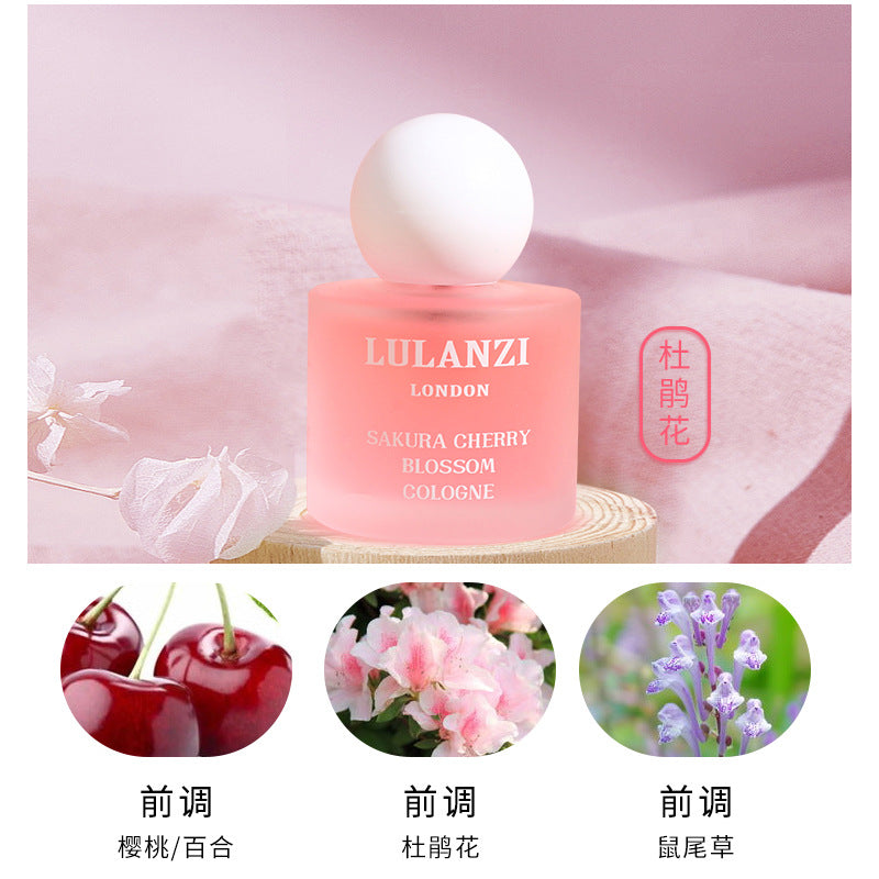 Lulanzi cherry blossom azalea orchid fragrance perfume fresh and lasting elegant cross-border live broadcast one-piece delivery to Vietnam