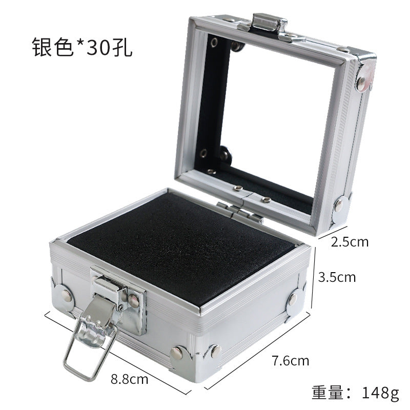 Nail polishing head storage box portable tool box desktop storage rack tool box jack display stand wholesale