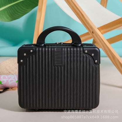 Mini student storage makeup suitcase small female light boarding 14 inch box portable simple large capacity 