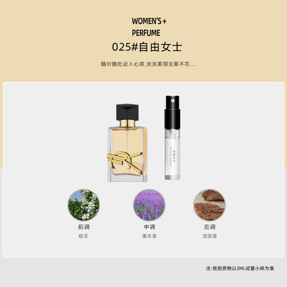 Xiaocheng Yixiang brand Q version perfume sample 3ml trial spray men and women long-lasting light perfume cross-border wholesale