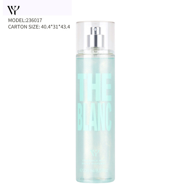 WY Victoria Hibiscus Body Spray Women's Perfume Pearlescent Glitter Cross-border Long-lasting Light Fragrance Fresh Floral and Fruity Fragrance