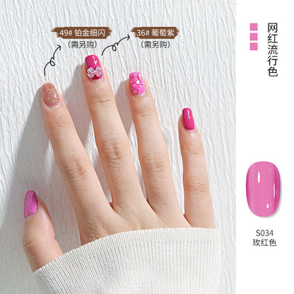 2024 new nail art phototherapy gel nail polish gel summer whitening new color nail polish gel base gel dedicated to nail salons