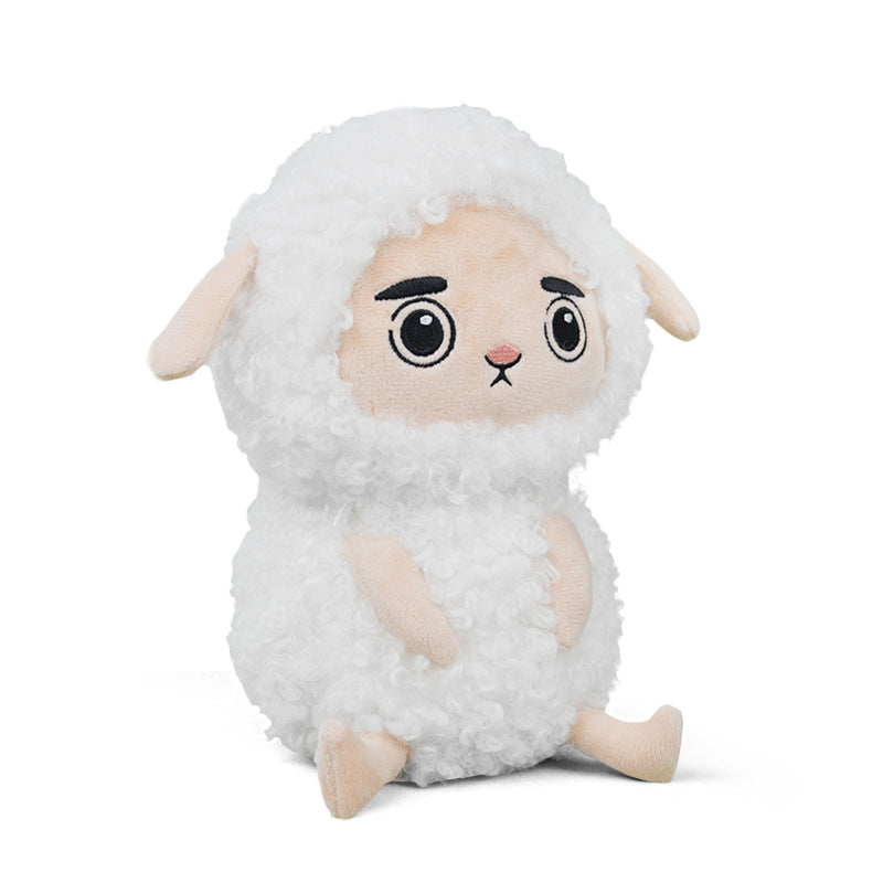 New cartoon sheep plush toy cute lamb animal doll children's gift super soft doll