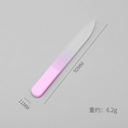 Glass nail file crystal glass nail file manicure polishing strips nail tools nail glass file strips 