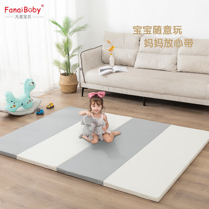 Fanai baby xpe crawling mat thickened infant children home game mat living room 4cm folding PU crawling mat