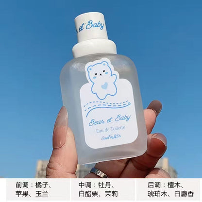 [Factory direct supply] Peach milk scented bear baby girl student perfume fresh and light fragrance e-commerce wholesale 