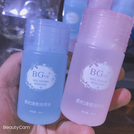 Cross-border BGve soft and fresh nail polish remover, gentle and non-damaging nail polish, capacity 60ml