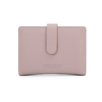 Perfect For You women's wallet cross-border fashion simple short pu card holder multi-card slot coin purse 