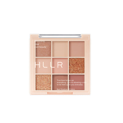 Helen Beauty Transparent Mashed Potato Eyeshadow Palette Earthy Matte Nine Colors Sequin Eyeshadow ការតុបតែងមុខ តម្លៃសមរម្យ មានលក់ដុំ 