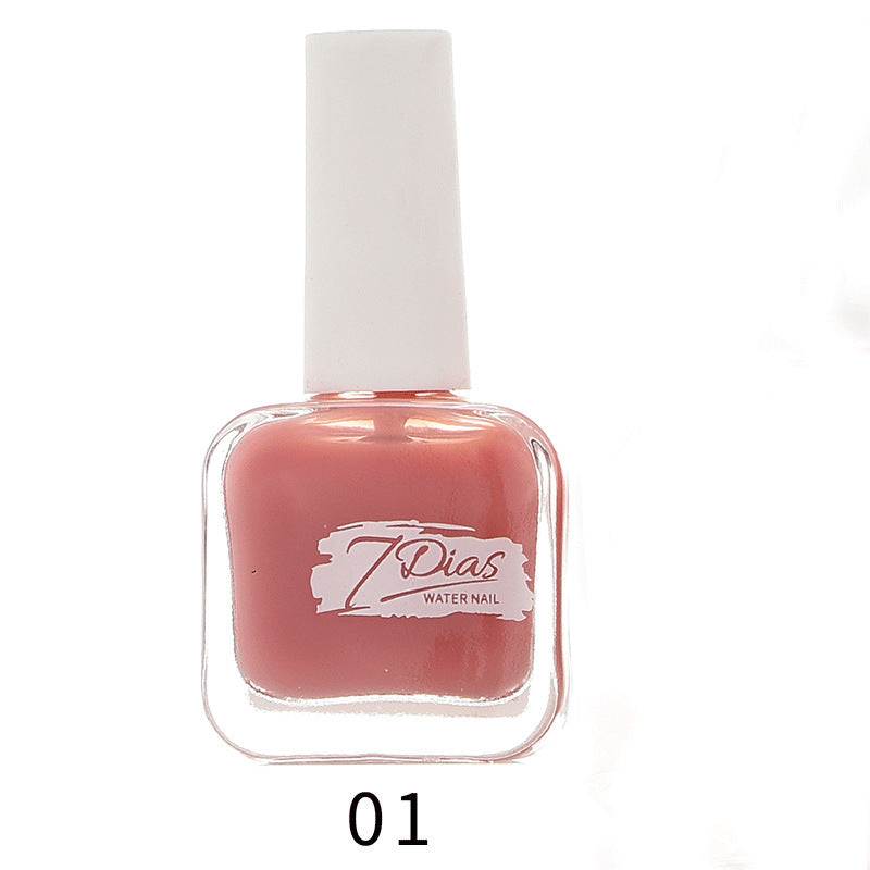 Nail polish nail shop no baking quick drying long-lasting can not be torn autumn and winter water-based can not be peeled transparent nude nail polish